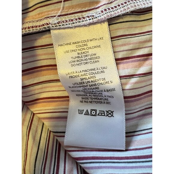 Urban Outfitters Party Girl Size Large Striped Button Up Blouse NWT - Picture 5 of 8